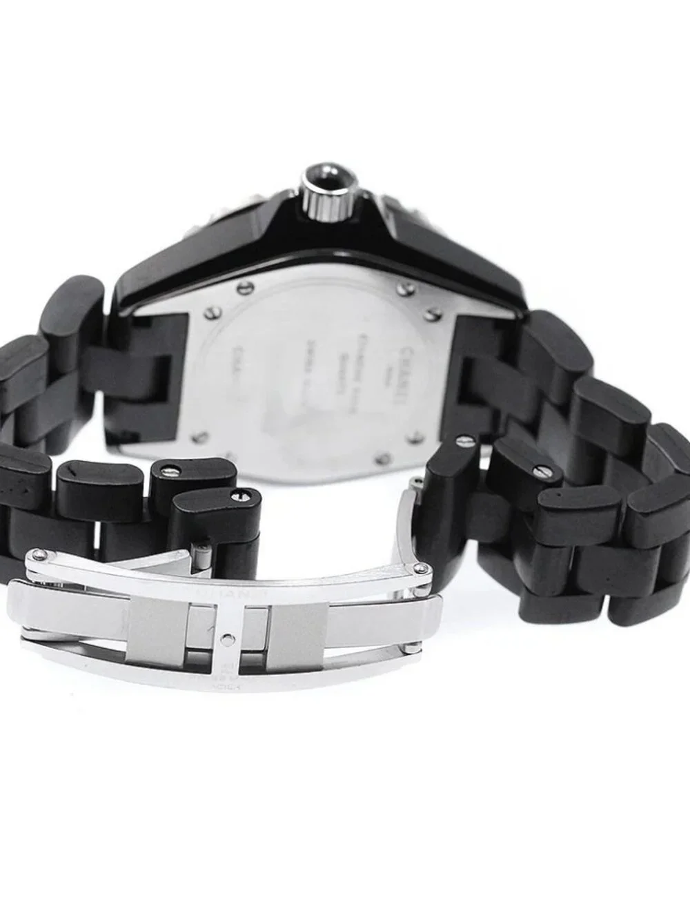 CHANEL J12 H0681 Black ceramic date black Dial Quartz Ladies Watch_970942